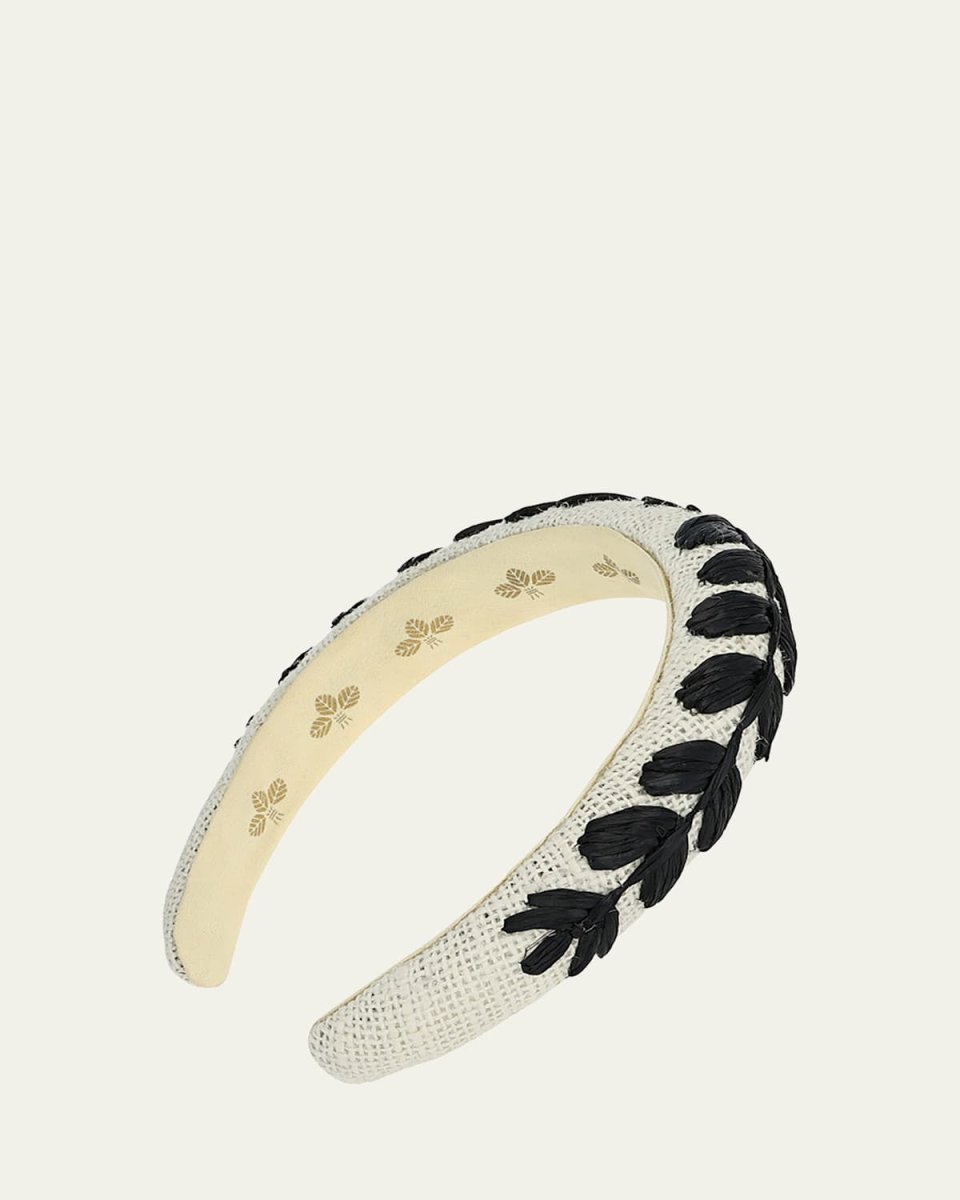 Elsie Woven Leaf Padded Headband
